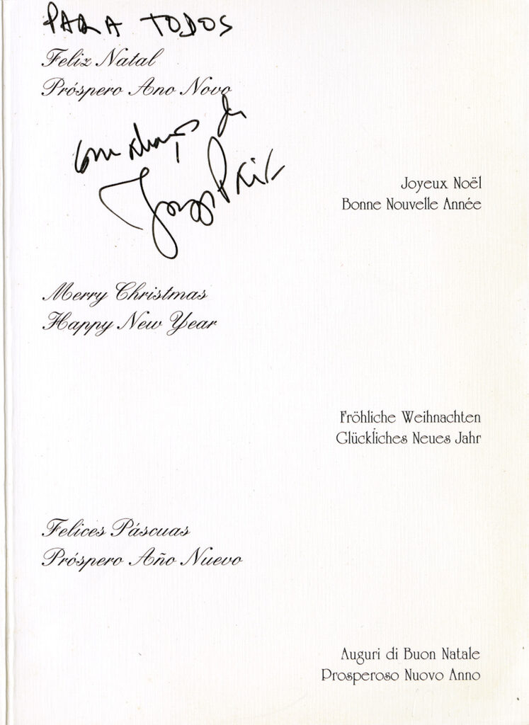 Exposição - 35 Postais de Natal de Jorge Paiva 1991 v