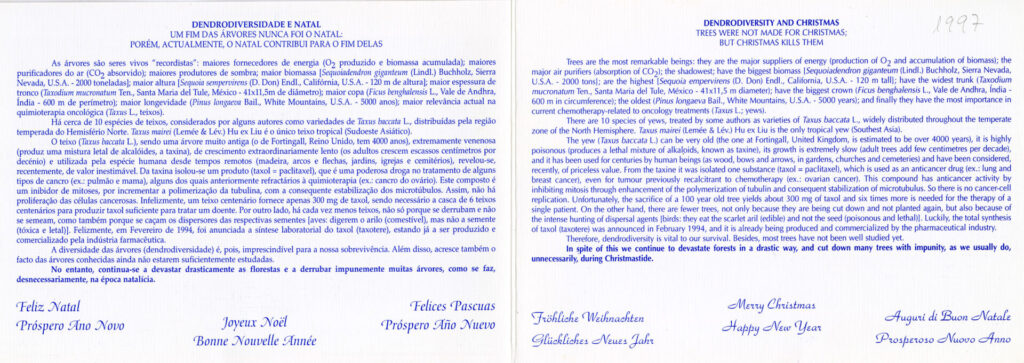 Exposição - 35 Postais de Natal de Jorge Paiva 1997 v