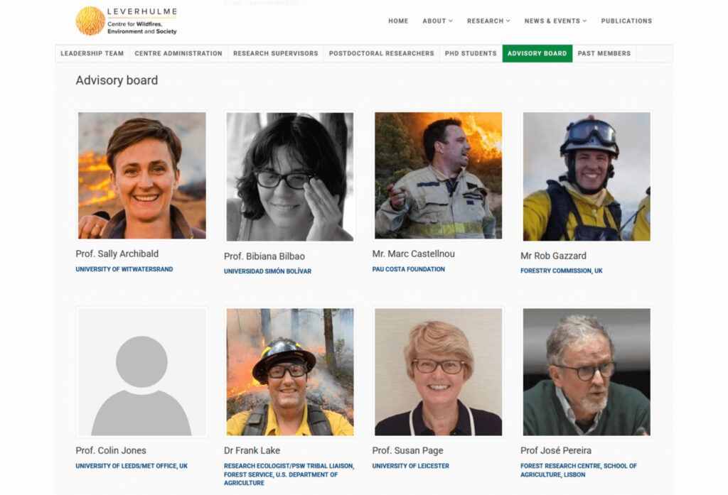 Professor José Miguel C. Pereira (CEF/TERRA) joins the Advisory Board of the Leverhulme Centre for Wildfires, Environment, and Society Conselho Consultivo Leverhulme Centre