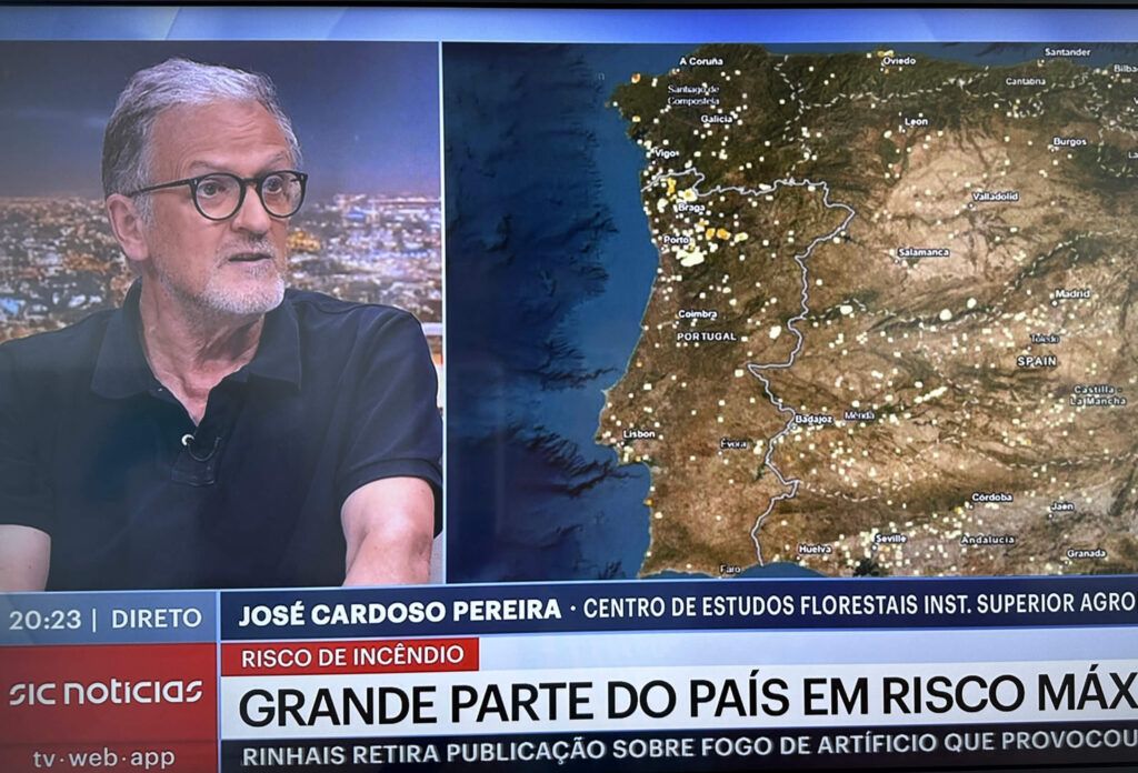 TERRA researchers on the public agenda: experts analyze climate risks and rural fires jose miguel cardoso pereira sicnoticias incendios 1