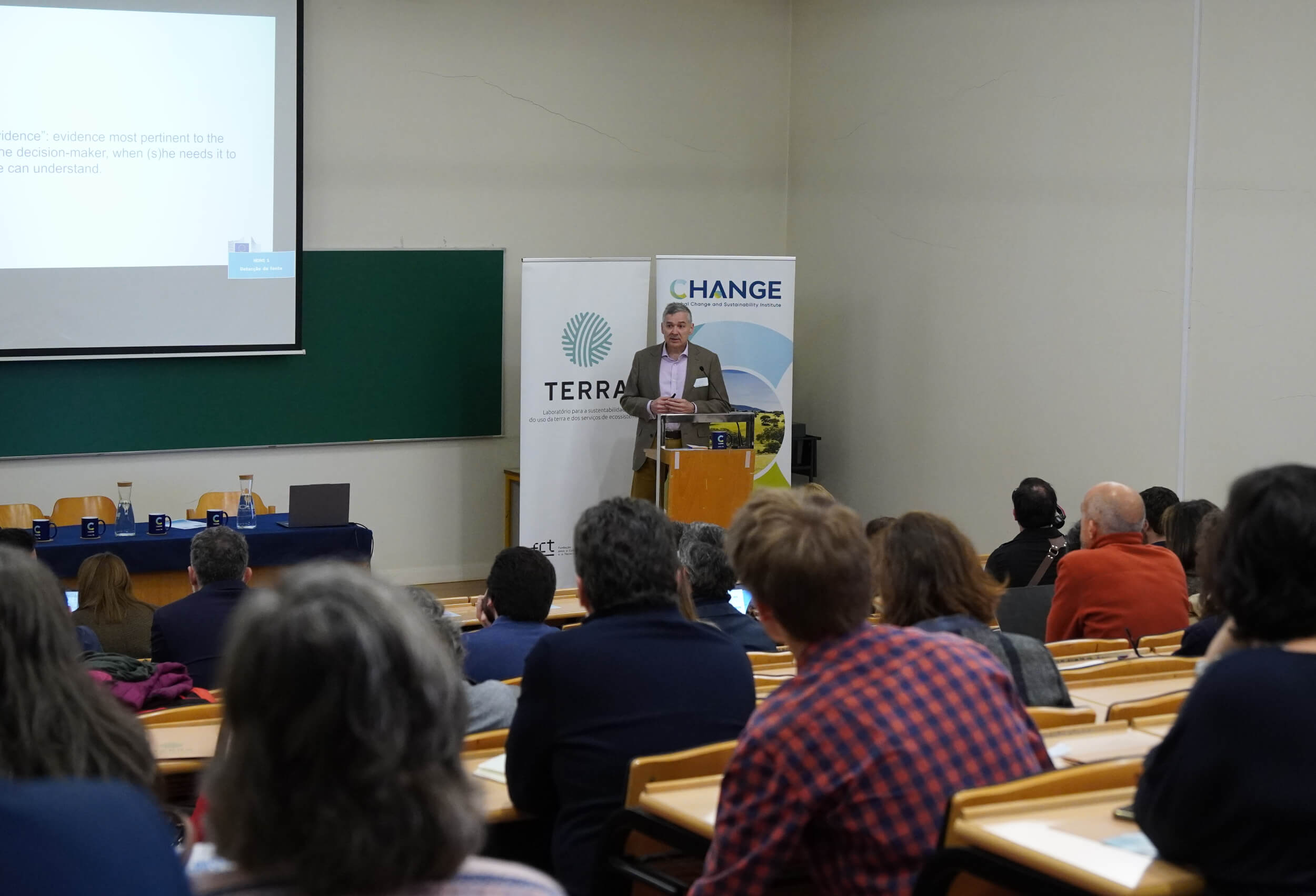 TERRA and CHANGE strengthen the link between science and public administration at the “Science-based Policy Making 2026” conference keynote speaker