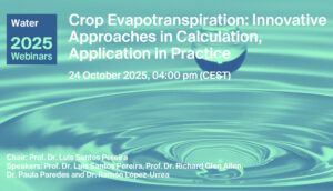 Webinar “Crop Evapotranspiration: Innovative Approaches in Calculation, Application in Practice, and Water Saving”