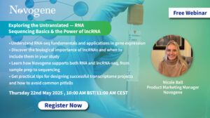 Webinar: Exploring the Untranslated – RNA Sequencing Basics & the Power of lncRNA