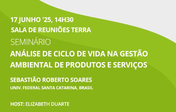 Seminário: Análise de Ciclo de Vida na Gestão Ambiental de Produtos e Serviços Captura de ecra 2025 06 16 164615