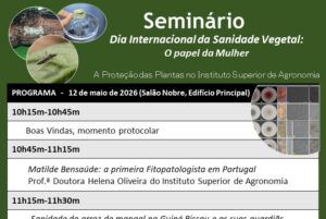 Seminário Dia Internacional da Sanidade Vegetal: o papel da mulher